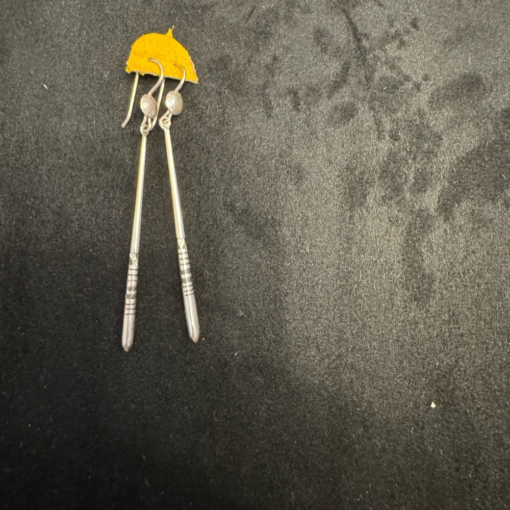 Sleek Silver Minimalist Earrings